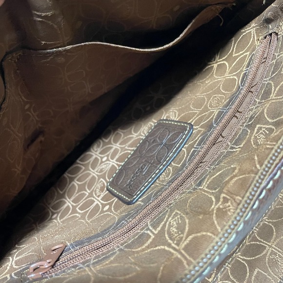 Fossil Vintage Patchwork Leather Crossbody Bag Cross Body Shoulder Adj. Strap - Picture 11 of 11